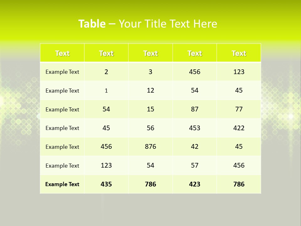 Licht Club Blau PowerPoint Template