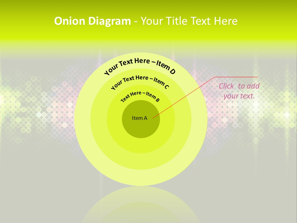 Licht Club Blau PowerPoint Template