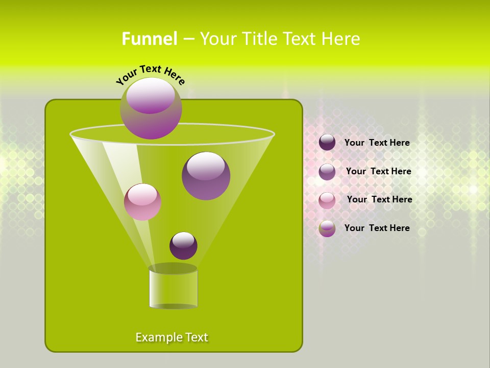 Licht Club Blau PowerPoint Template