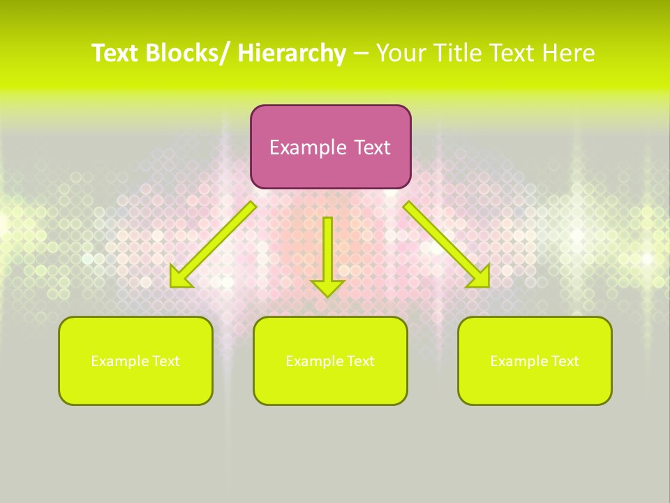 Licht Club Blau PowerPoint Template