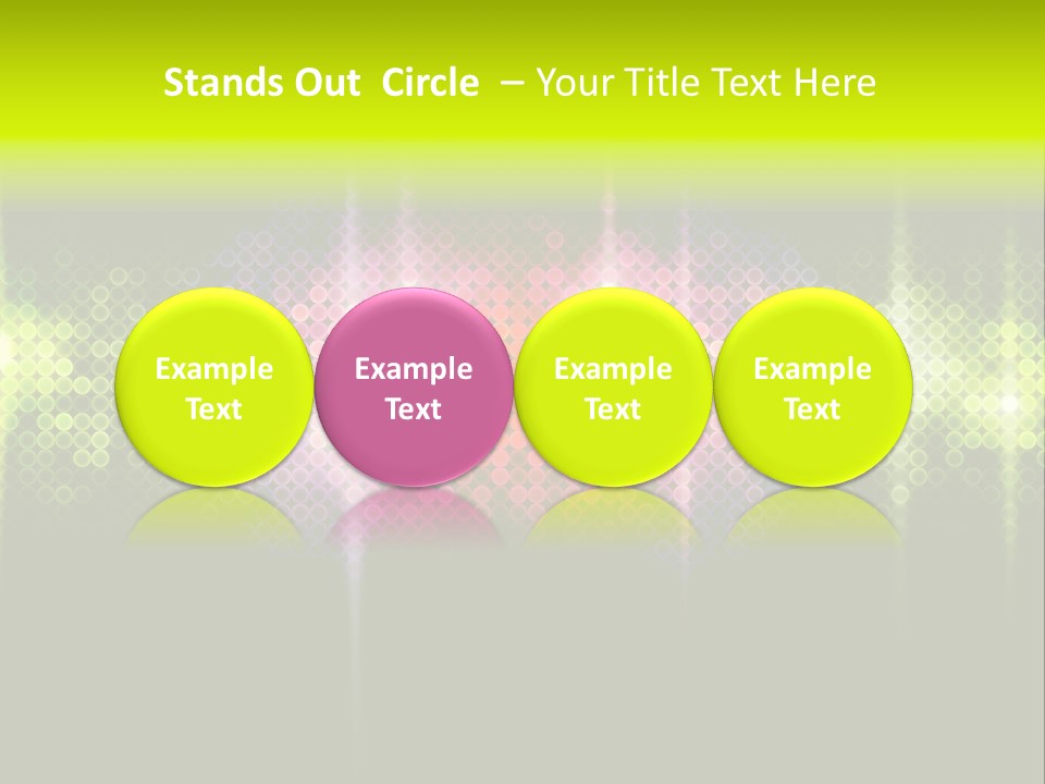 Licht Club Blau PowerPoint Template