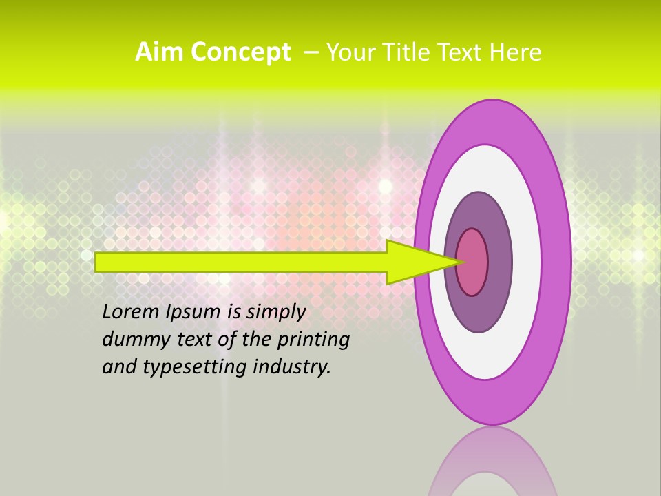 Licht Club Blau PowerPoint Template