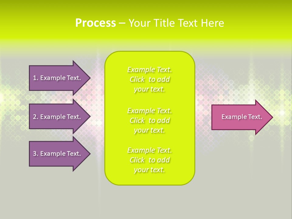 Licht Club Blau PowerPoint Template
