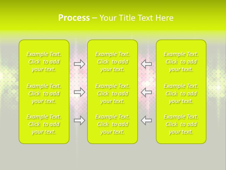 Licht Club Blau PowerPoint Template