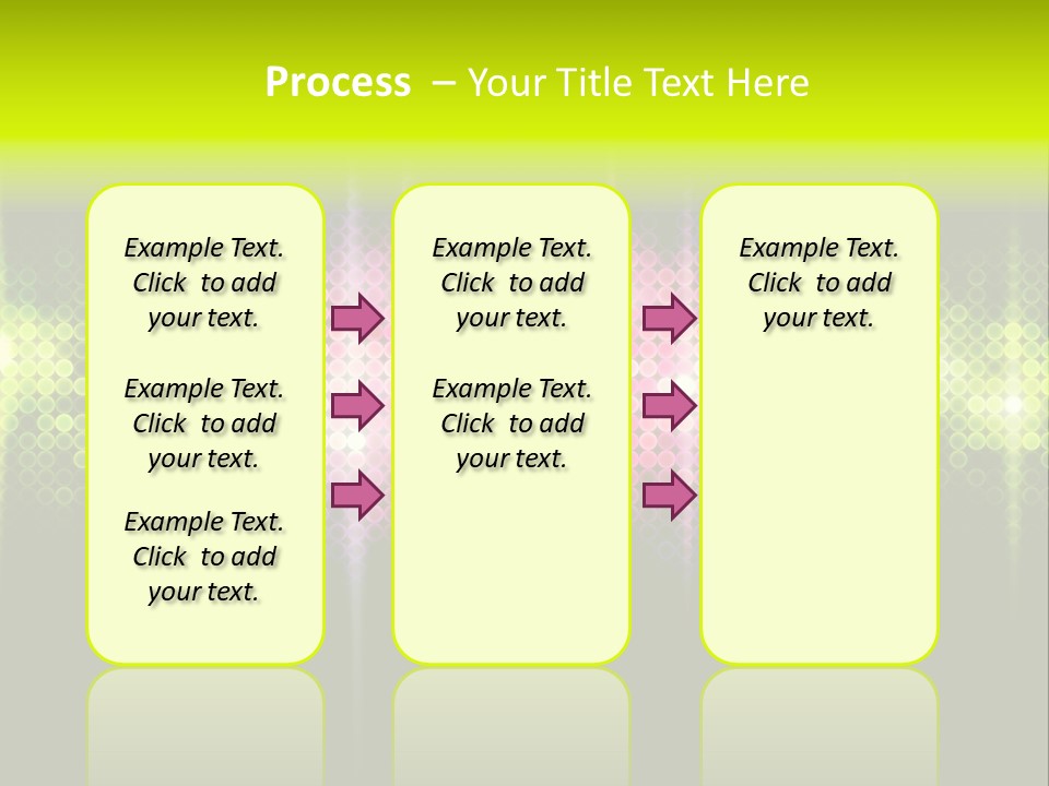 Licht Club Blau PowerPoint Template