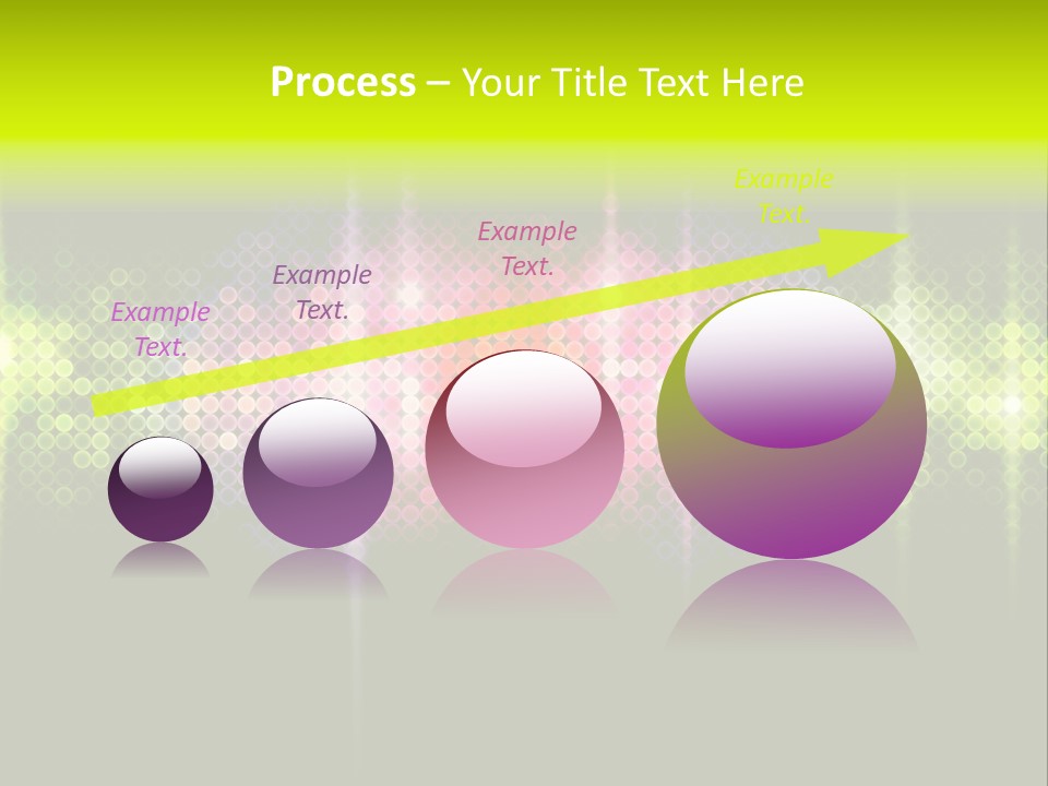 Licht Club Blau PowerPoint Template