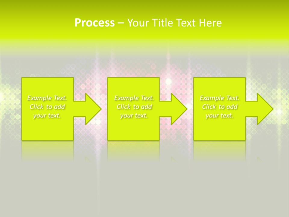 Licht Club Blau PowerPoint Template