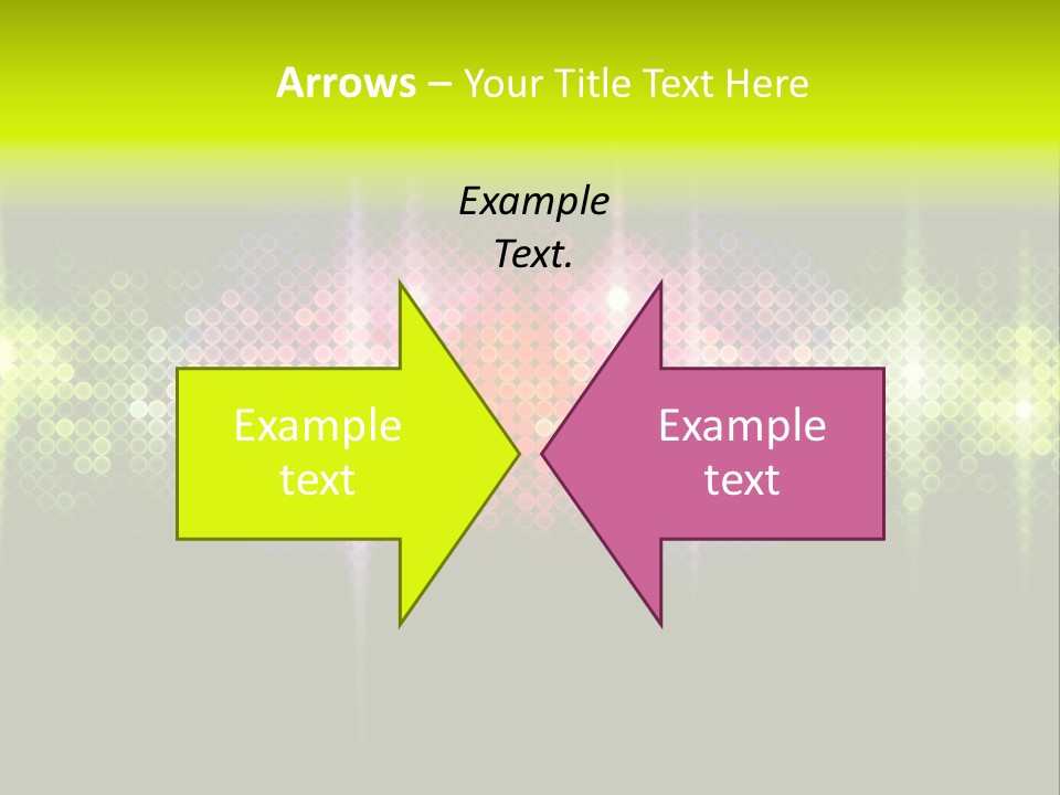 Licht Club Blau PowerPoint Template