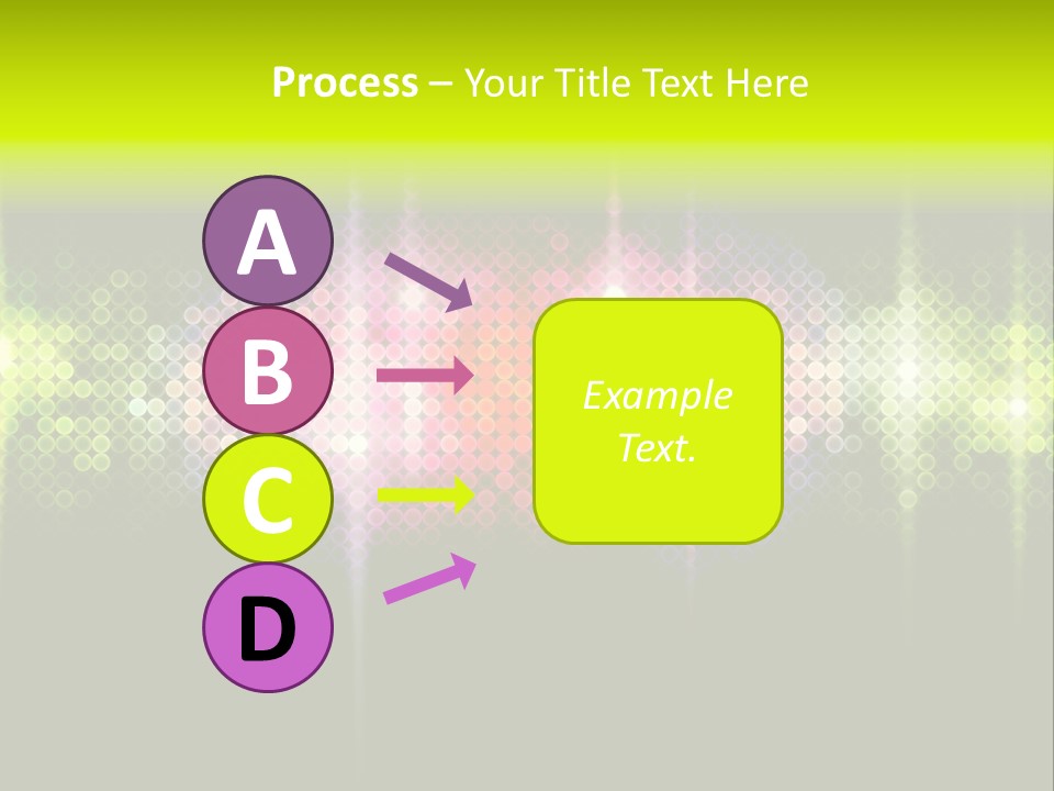 Licht Club Blau PowerPoint Template