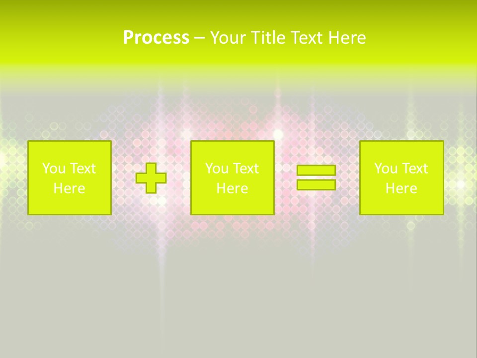 Licht Club Blau PowerPoint Template