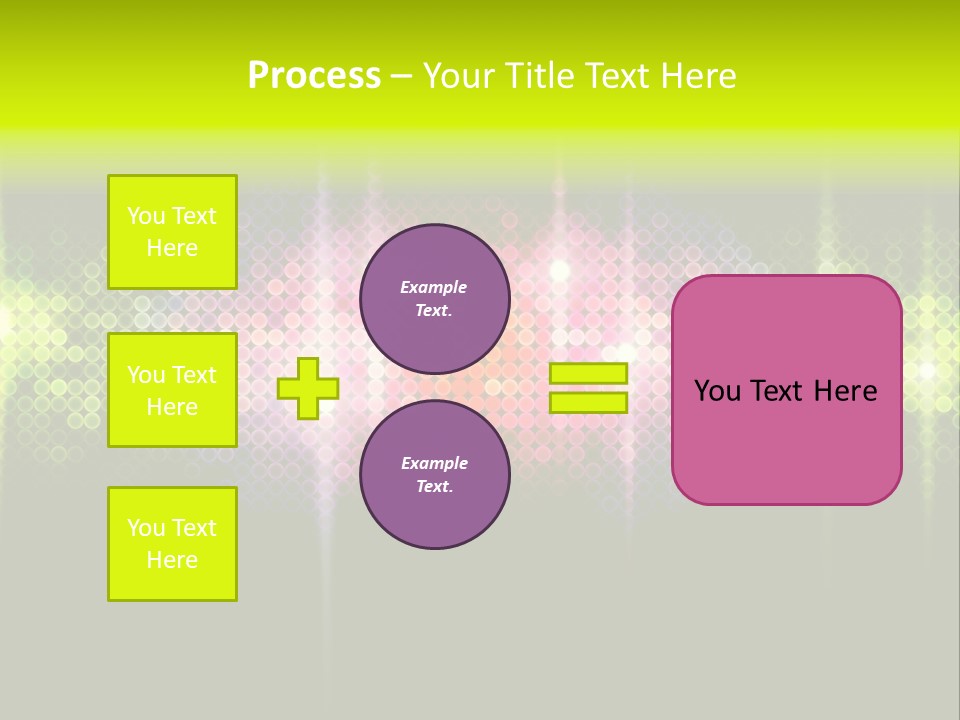 Licht Club Blau PowerPoint Template