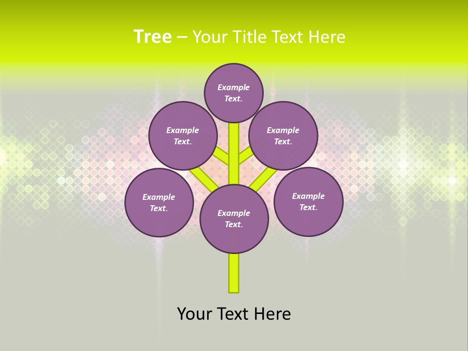 Licht Club Blau PowerPoint Template