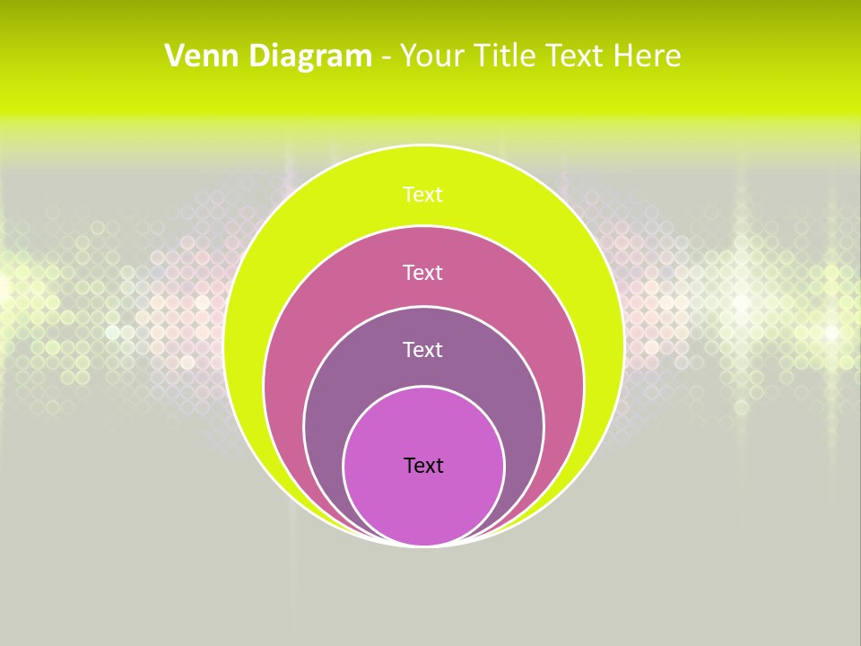 Licht Club Blau PowerPoint Template