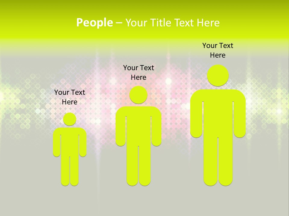 Licht Club Blau PowerPoint Template