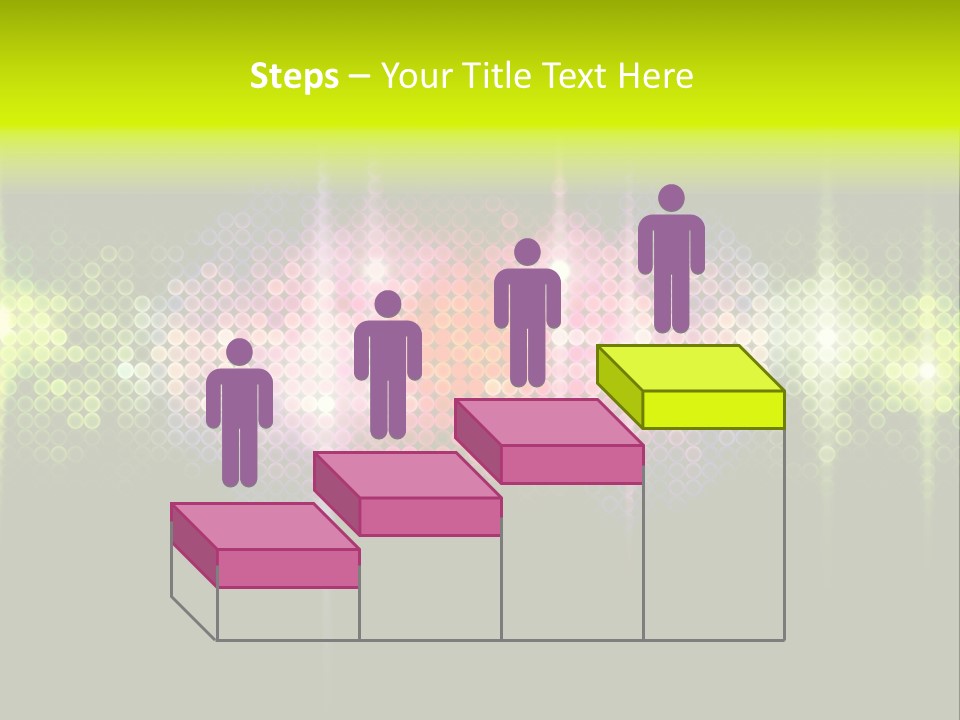 Licht Club Blau PowerPoint Template