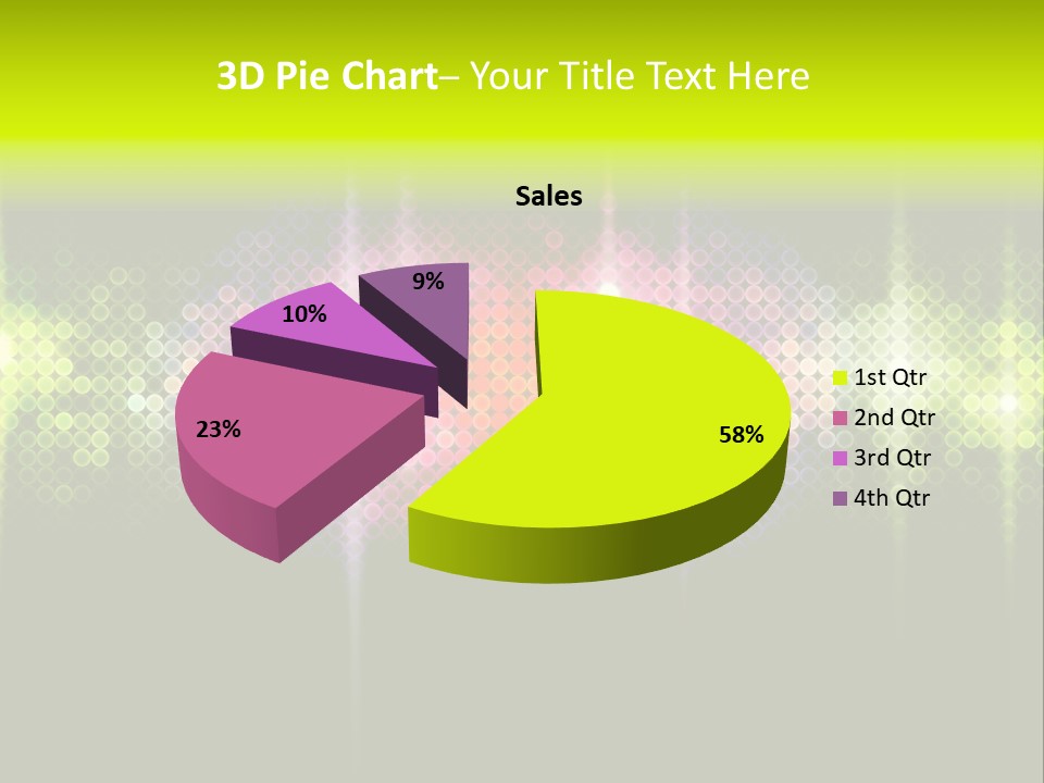 Licht Club Blau PowerPoint Template