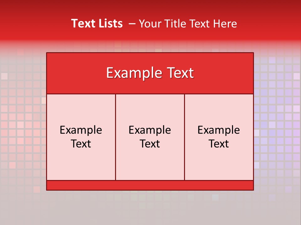 Mosaik Glitter Bunt PowerPoint Template