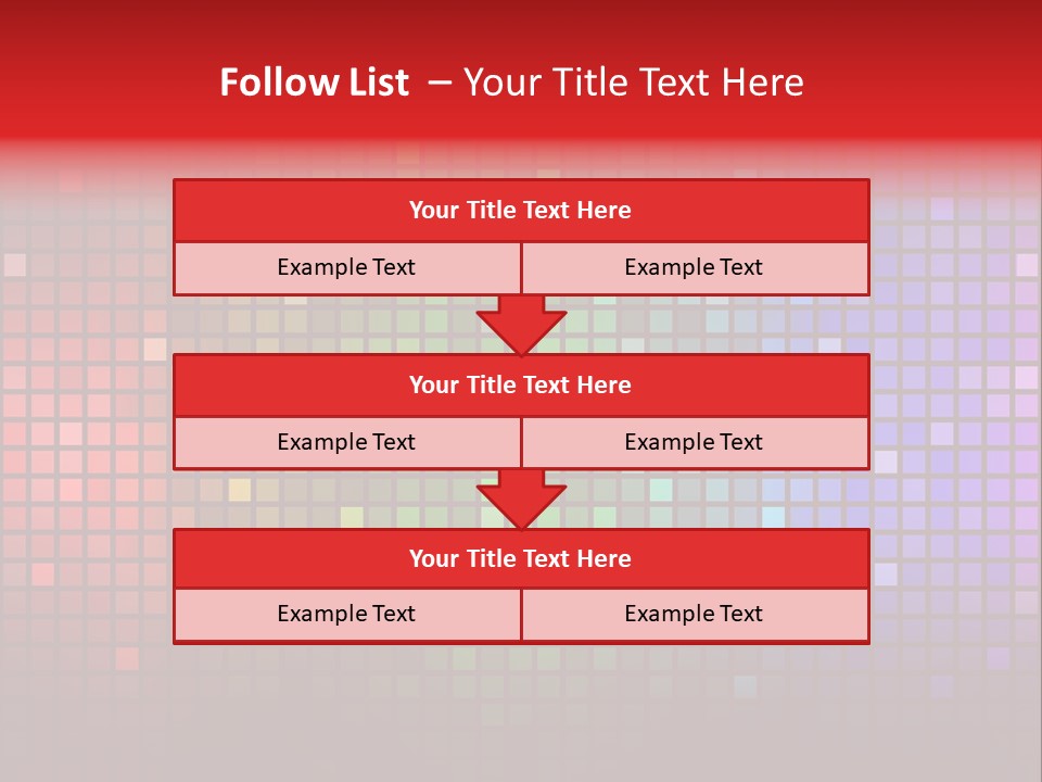 Mosaik Glitter Bunt PowerPoint Template