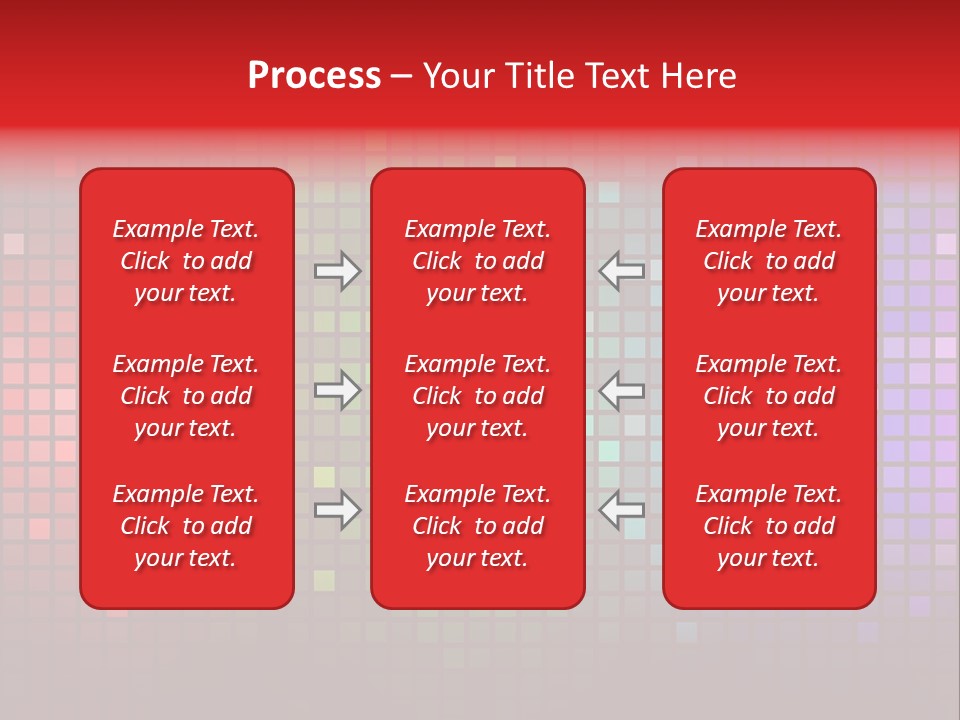 Mosaik Glitter Bunt PowerPoint Template