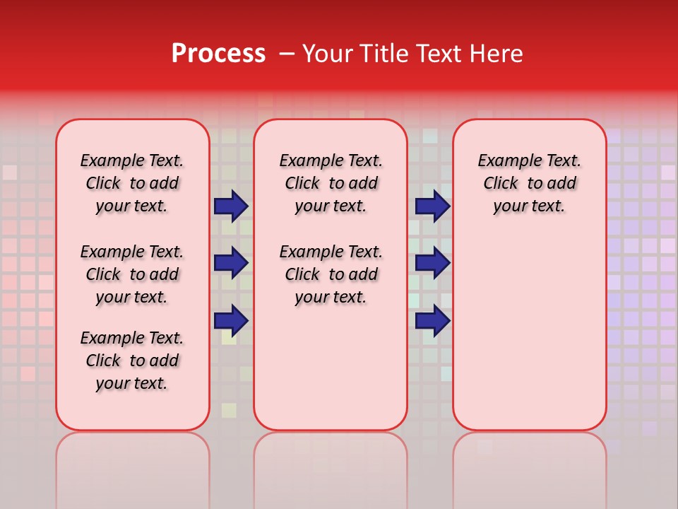 Mosaik Glitter Bunt PowerPoint Template