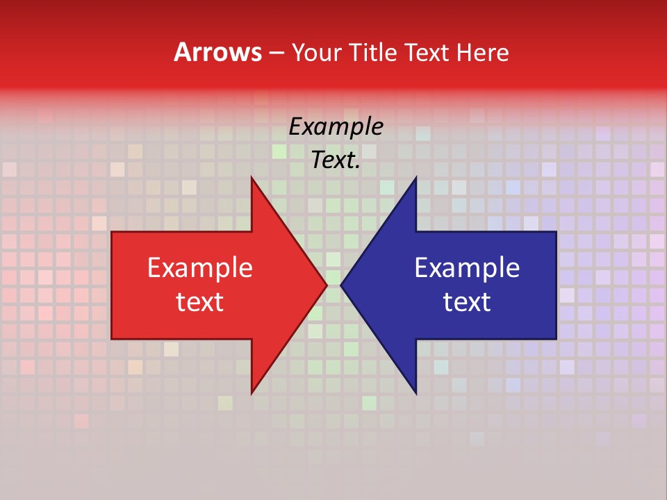 Mosaik Glitter Bunt PowerPoint Template