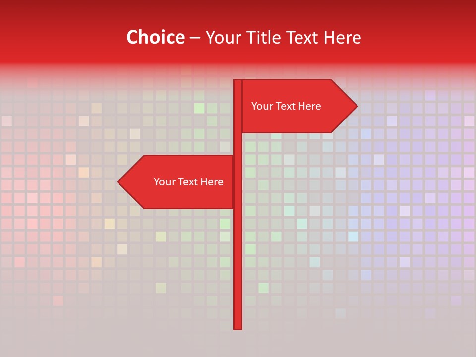 Mosaik Glitter Bunt PowerPoint Template