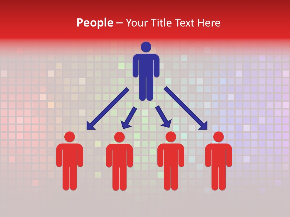 Mosaik Glitter Bunt PowerPoint Template