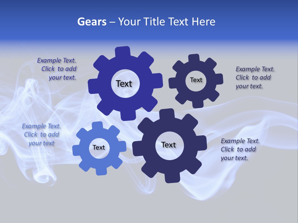 Aromatherapy Ghost White PowerPoint Template