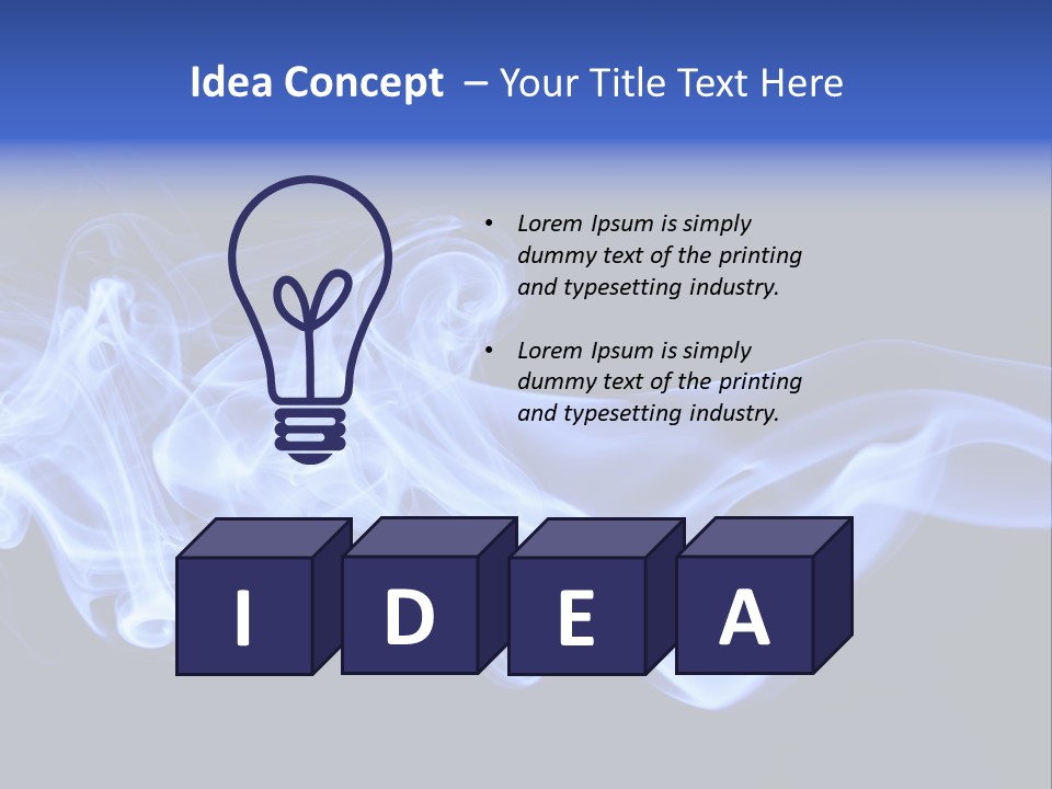 Aromatherapy Ghost White PowerPoint Template