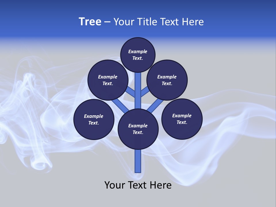 Aromatherapy Ghost White PowerPoint Template