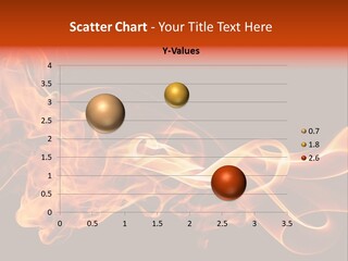 Detail Fire Smoke PowerPoint Template