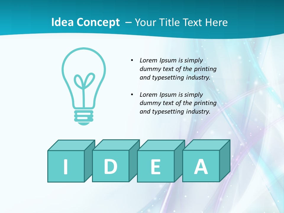 Decoration Space Render PowerPoint Template