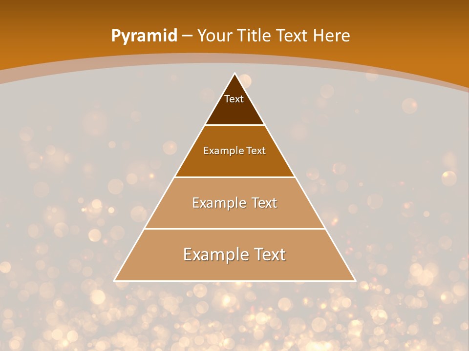 Golden Fire Winter PowerPoint Template