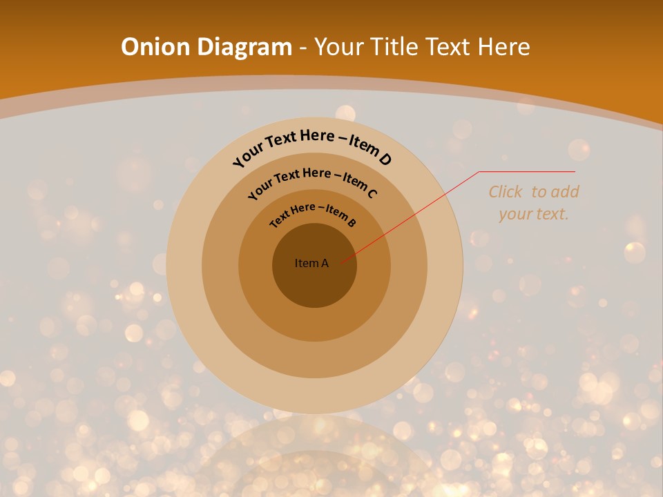 Golden Fire Winter PowerPoint Template