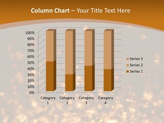 Golden Fire Winter PowerPoint Template