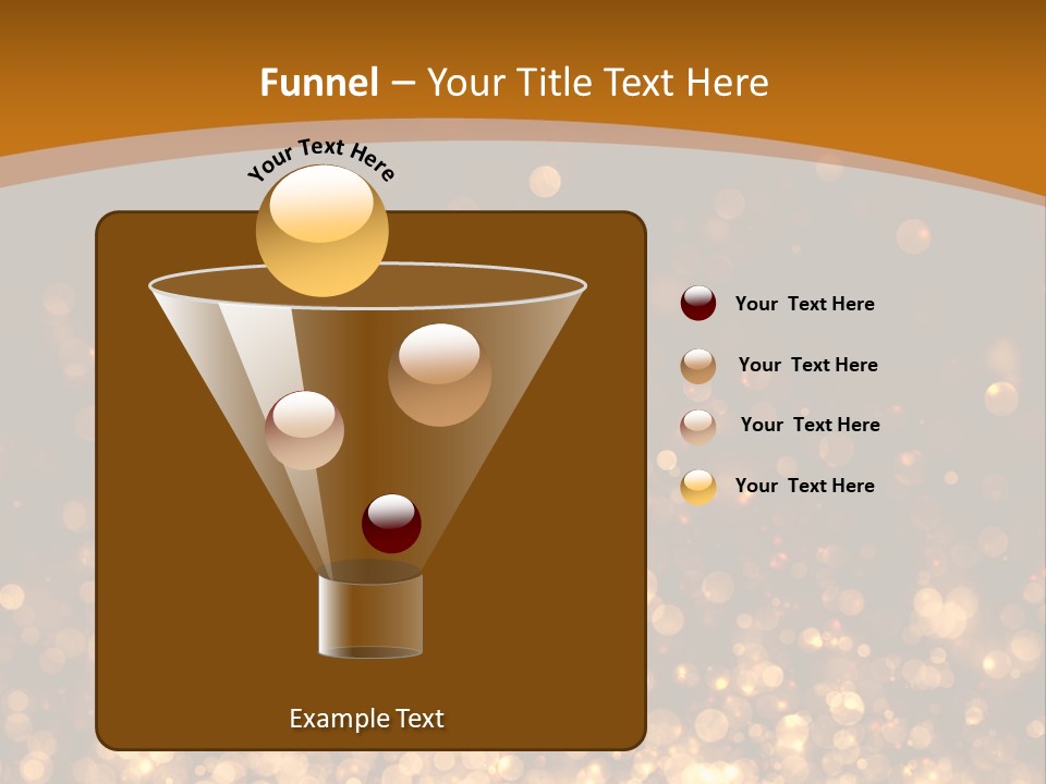 Golden Fire Winter PowerPoint Template
