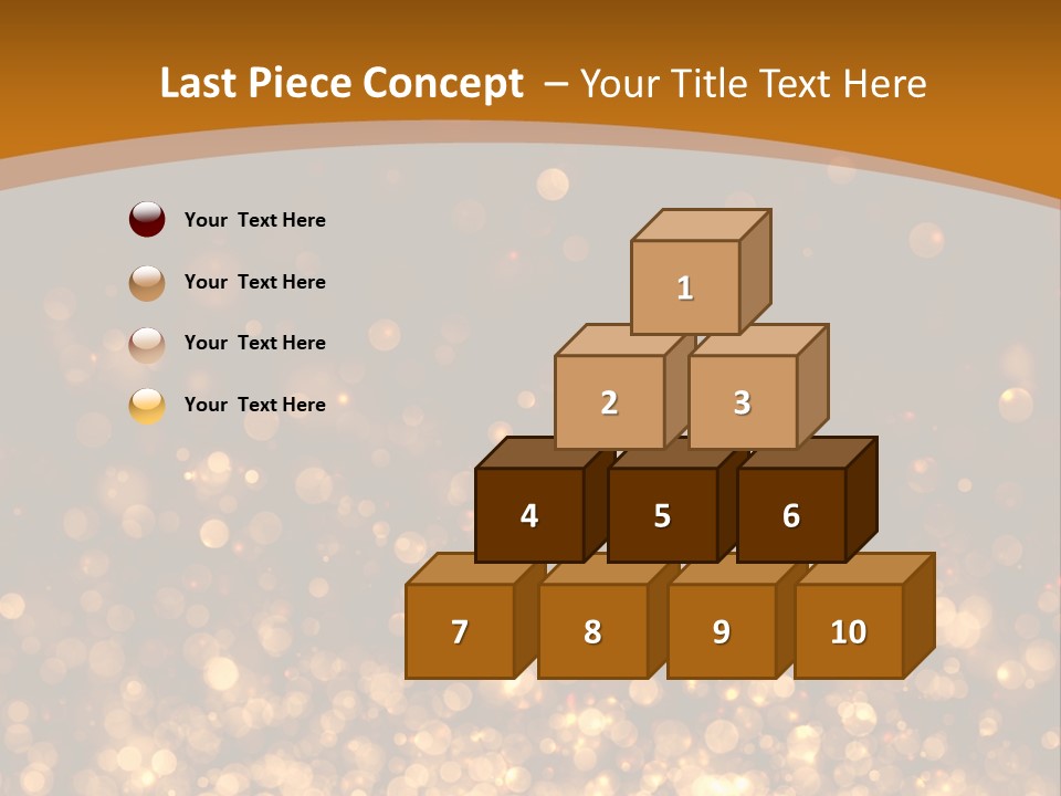 Golden Fire Winter PowerPoint Template