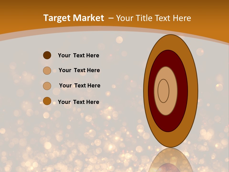 Golden Fire Winter PowerPoint Template