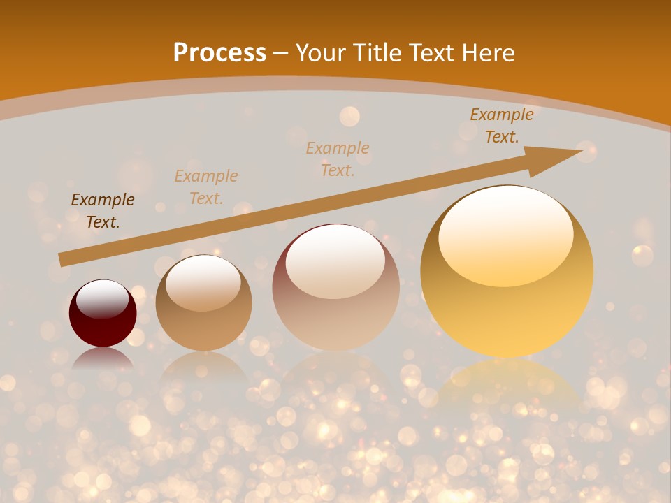 Golden Fire Winter PowerPoint Template