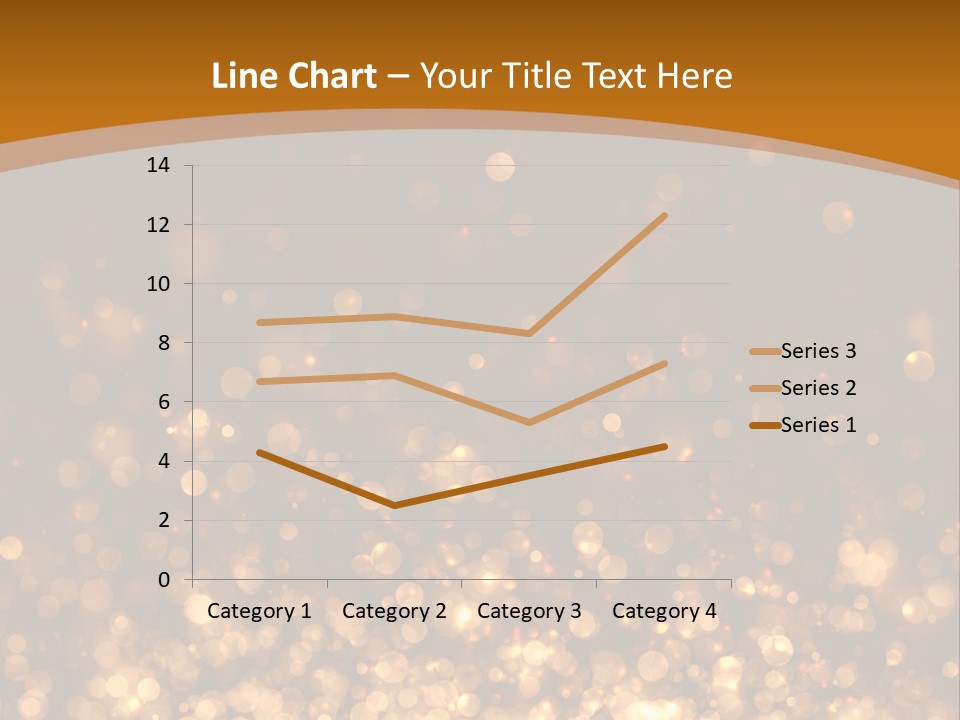 Golden Fire Winter PowerPoint Template