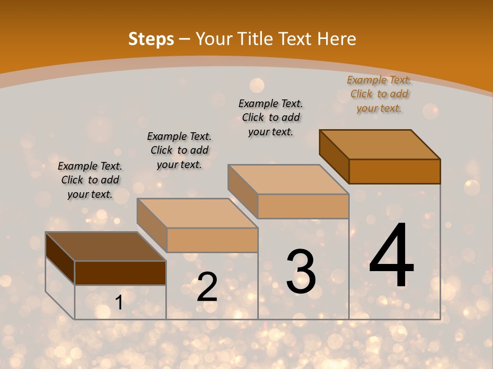 Golden Fire Winter PowerPoint Template