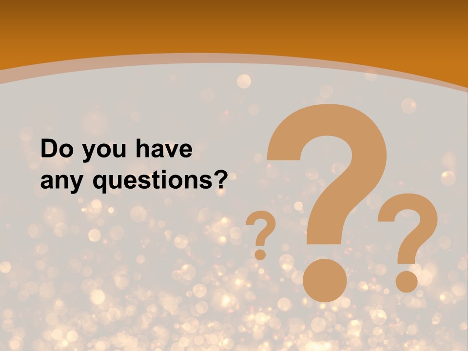 Golden Fire Winter PowerPoint Template