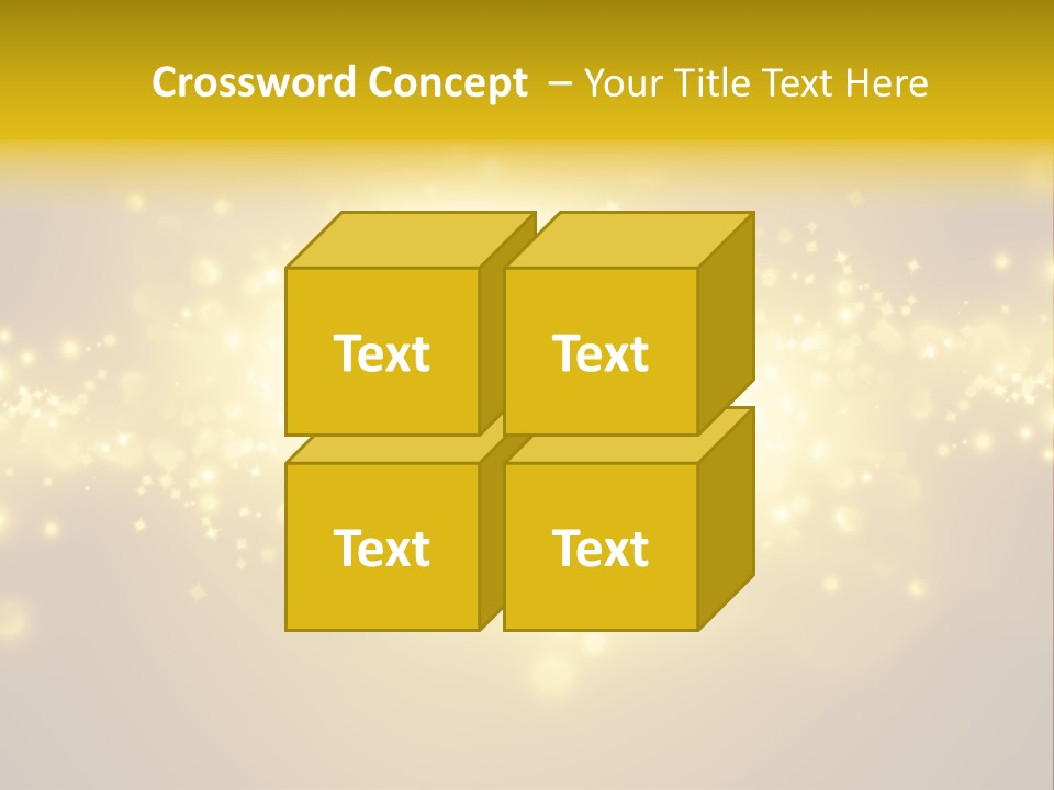 Rich Glitter Art PowerPoint Template