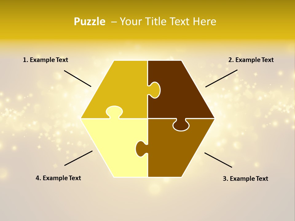 Rich Glitter Art PowerPoint Template