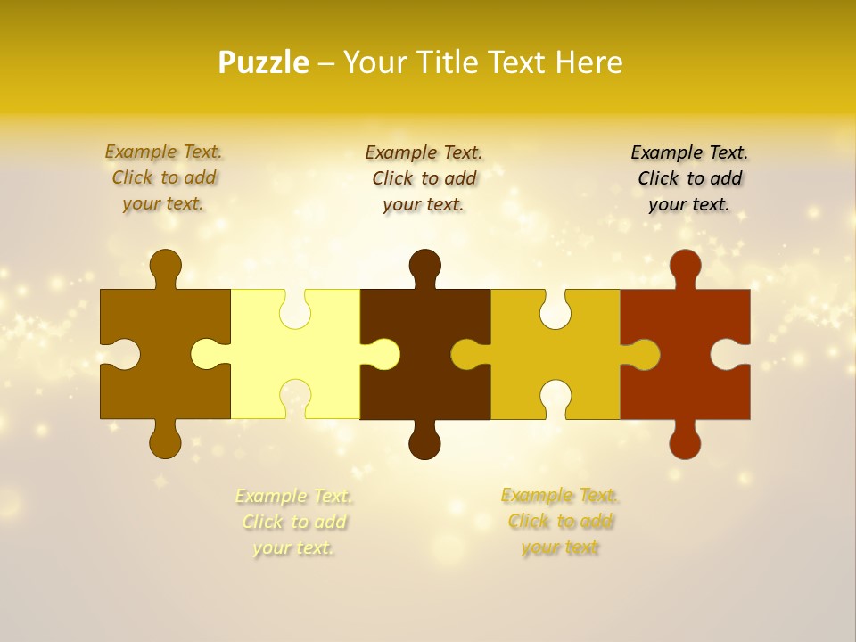 Rich Glitter Art PowerPoint Template