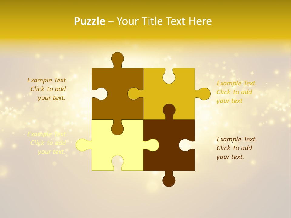 Rich Glitter Art PowerPoint Template