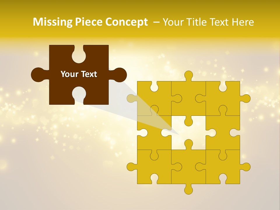 Rich Glitter Art PowerPoint Template