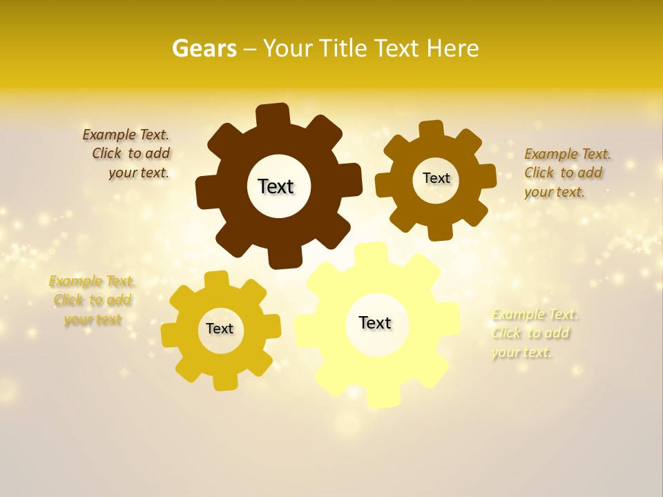 Rich Glitter Art PowerPoint Template