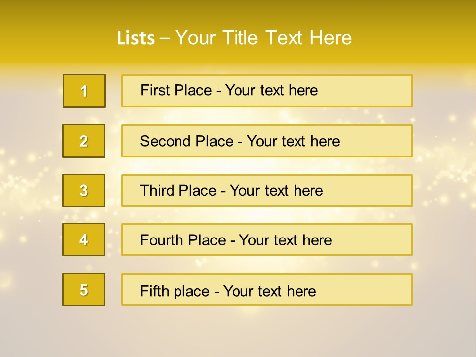 Rich Glitter Art PowerPoint Template