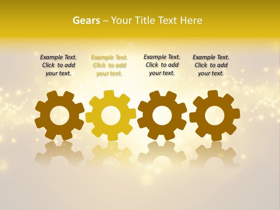 Rich Glitter Art PowerPoint Template